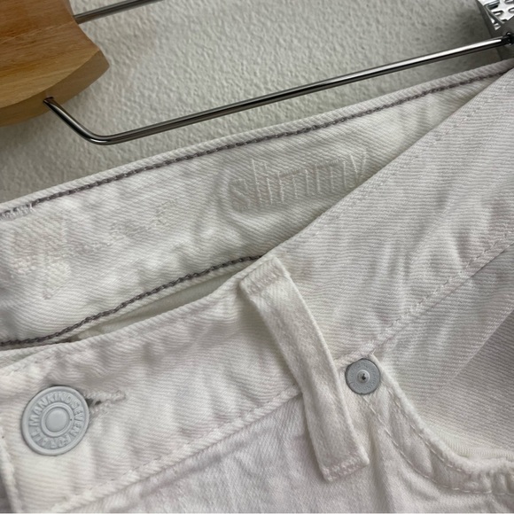 7 FOR ALL MANKIND SLIMMY WHITE 5 POCKET JEANS PANTS SIZE 31 - Picture 11 of 14